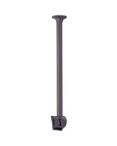 36"–48" ADJUSTABLE LENGTH LCD CEILING MOUNT WITH CORD MANAGEMENT COVER (BLACK)