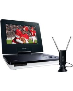7" PORTABLE WIDESCREEN LCD HDTV WITH CD/MP3 PLAYBACK