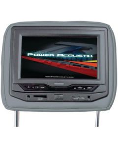 7" UNIVERSAL HEADREST WIDESCREEN VIDEO MONITOR WITH DVD (GRAY)