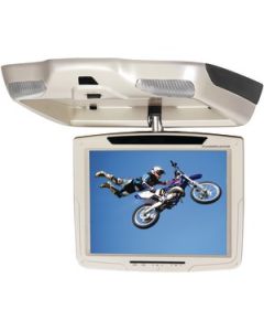 10.4" CEILING-MOUNT FLIP-DOWN MONITOR WITH DVD (BEIGE)
