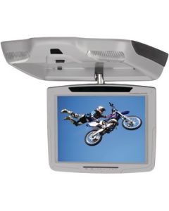 10.4" CEILING-MOUNT FLIP-DOWN MONITOR WITH DVD (GRAY)