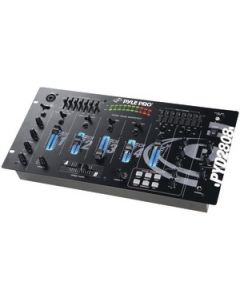 RACK MOUNT 4-CHANNEL PROFESSIONAL MIXER WITH DIGITAL ECHO & SFX