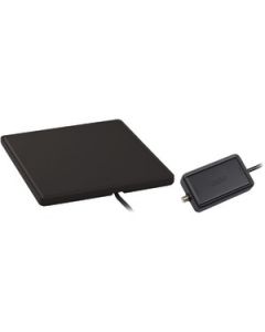 HOME THEATER STYLE MULTI-DIRECTIONAL DIGITAL FLAT AMPLIFIED ANTENNA (BLACK)