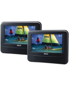 8" DUAL PORTABLE DVD PLAYER