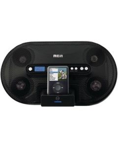 IPOD® SPEAKER SYSTEM WITH RETRACTABLE DOCK