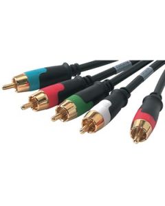 1.5-FT COMPONENT VIDEO & STEREO AUDIO V.2 BREAK-AWAY FLYING LEADS