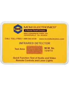 IR INDICATOR CARD