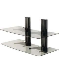 DUAL COLUMN WALL-MOUNTED FURNITURE COMPONENT SHELF
