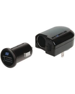 USB HOME & LOW-PROFILE CAR CHARGER (INCLUDES IPOD®-TO-USB CHARGING CABLE)