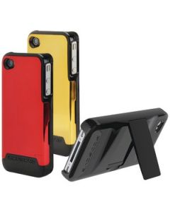 IPHONE® 4 SWITCHBACK POLYCARBONATE CASE WITH INTERCHANGEABLE BACKS (RED/GOLD/BLACK)