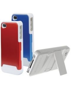 IPHONE® 4 SWITCHBACK POLYCARBONATE CASE WITH INTERCHANGEABLE BACKS (WHITE/RED/BLUE)