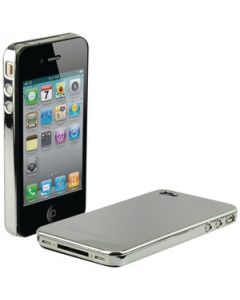 IPHONE® 4 METALCASE LOW-PROFILE POLYCARBONATE CASE (CHROME METALLIC)