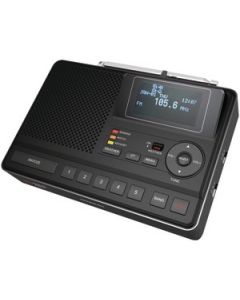 DELUXE TABLE TOP AM/FM CLOCK RADIO WITH SAME WEATHER ALERT
