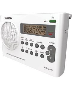 PORTABLE AM/FM/NOAA ALERT RADIO WITH RECHARGEABLE BATTERY