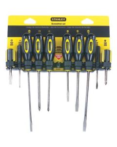 10-PIECE STANDARD-FLUTED SCREWDRIVER SET