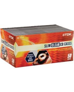 STANDARD CLEAR JEWEL CASES (50 PK)