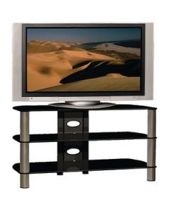 41" SORRENTO SERIES FLAT-PANEL TV STAND (BLACK)