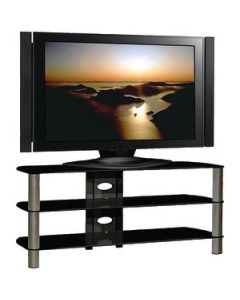 50" SORRENTO SERIES FLAT-PANEL TV STAND (BLACK)