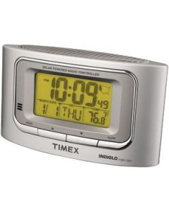 SOLAR POWERED, RADIO CONTROLLED ATOMIC ALARM CLOCK