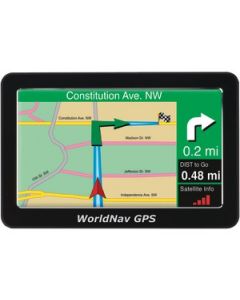 5" WORLDNAV PORTABLE TRUCK GPS RECEIVER