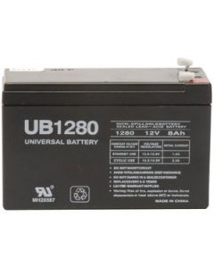 SEALED LEAD ACID BATTERIES (12V; 8 AH; .187 TAB TERMINALS; UB1280)