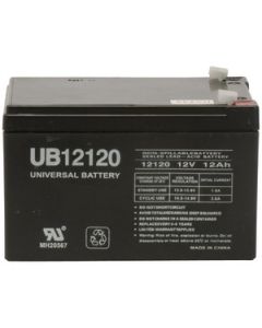 SEALED LEAD ACID BATTERIES (12V; 12 AH; .187 TAB TERMINALS; UB12120)