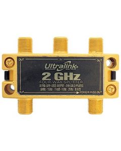 VIDEOPHILE® ULTRA HIGH-PERFORMANCE 2 GHZ SIGNAL SPLITTER (4 WAY)