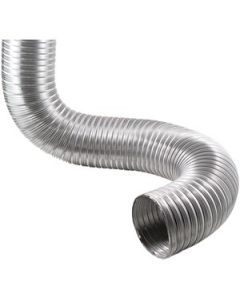 SEMI-RIGID FLEXIBLE ALUMINUM DUCT (4" DIA X 8-FT)