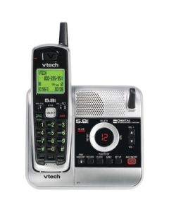 5.8 GHZ CORDLESS PHONE WITH CALLER ID & DIGITAL ANSWERING SYSTEM (SINGLE HANDSET)