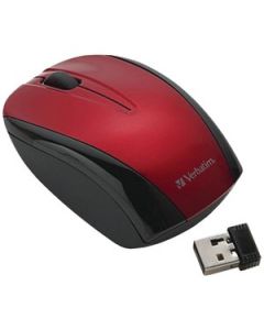 NANO WIRELESS NOTEBOOK OPTICAL MOUSE (RED)