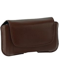 UNIVERSAL FAUX LEATHER POUCH (BROWN)