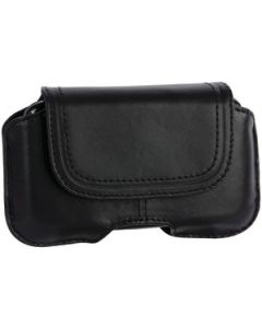 UNIVERSAL FAUX LEATHER POUCH (BLACK)