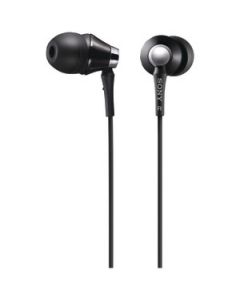 HYBRID SILICONE EARBUDS WITH 2-FT CORD (BLACK)