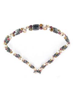 Magnetic Natural Rainbow Pearl 45in Necklace