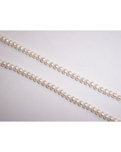Quality 5mm White Loose Freshwater Pearl  String