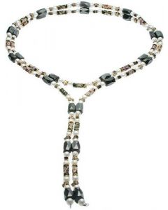 Genuine Pearl Cloisonne Magnetic 45 Necklace