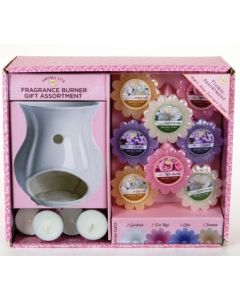 6668 Aroma Lux Fragrance Burner Giftset  - Floral Assortment
