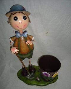 1005 Boy with Shovel and Citronella Candle