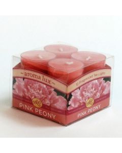 6250 Aroma Lux Tealight Candles - Pink Peony