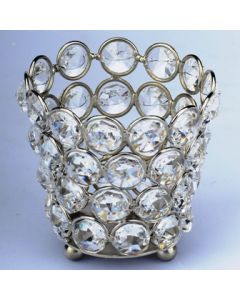 6969 Jeweled Candle Holder