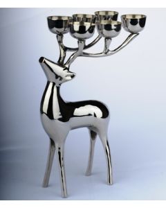 6978 Majestic Deer Metal Candle Holder - Medium