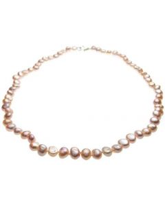 5-6mm Genuine Pink Pearl String